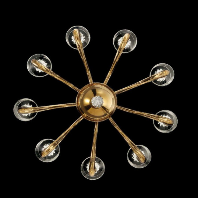 Потолочная люстра Barovier&Toso Rosati 5716/09/BW