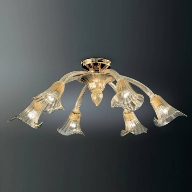 Потолочная люстра Vetri Lamp 1030/6 Oro 24Kt