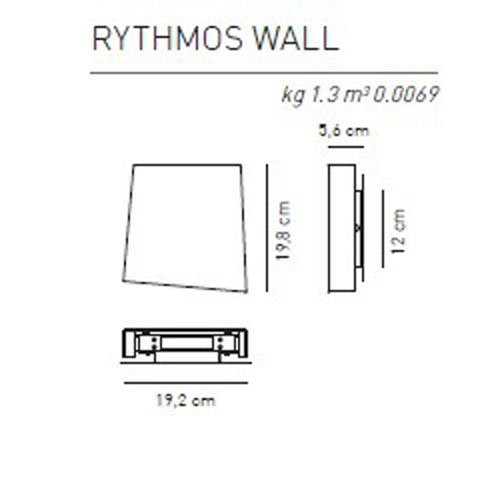 Настенный светильник Axo Light Rythmos E 1 111 9 07 1 4 Настенный светильник Axo Light Rythmos E 1 111 9 07 1 4