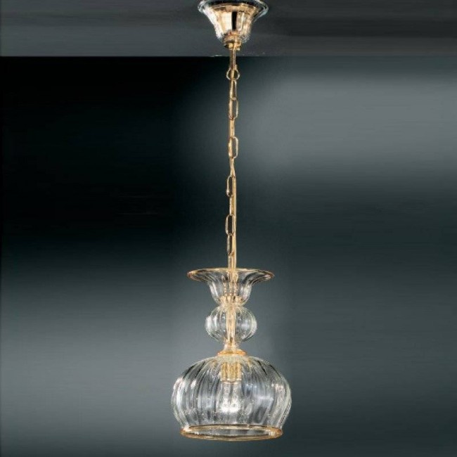Подвесной светильник Vetri Lamp 1033/25 Cristallo/Ambra Подвесной светильник Vetri Lamp 1033/25 Cristallo/Ambra