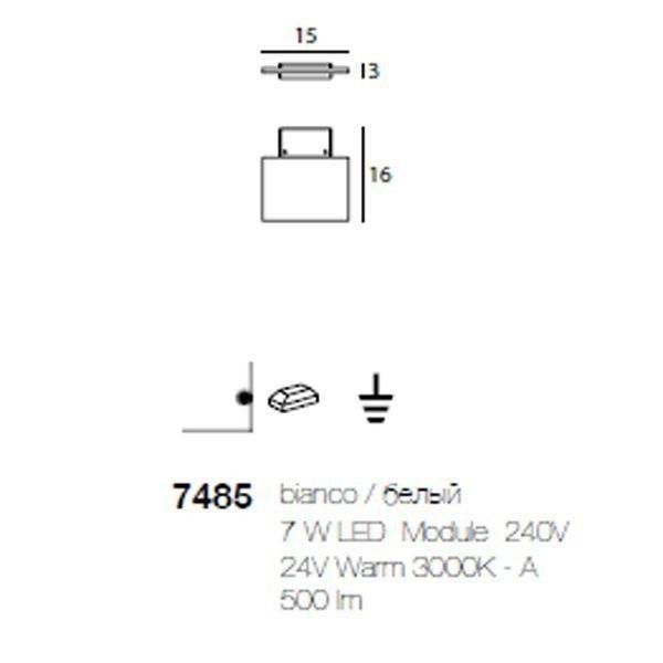Настенный светильник Linea Light Dublight 7485 Настенный светильник Linea Light Dublight 7485