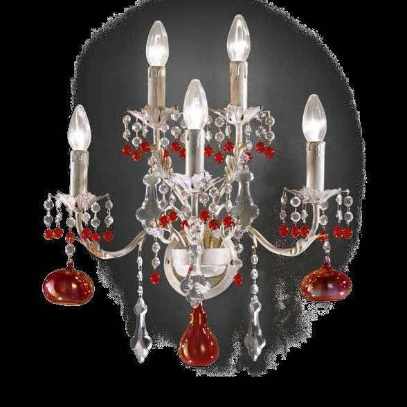 Бра Beby Group Fruit 115/5A Ivory Gold Red Бра Beby Group Fruit 115/5A Ivory Gold Red