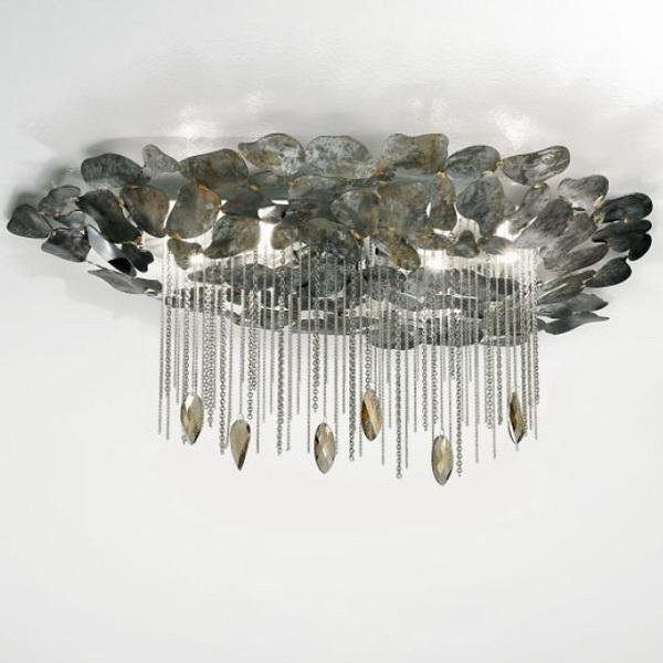 Потолочный светильник IDL Corten 469/6PF silver corten with chrom Потолочный светильник IDL Corten 469/6PF silver corten with chrom