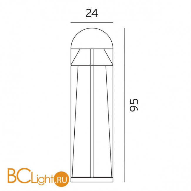 Садово-парковый фонарь Norlys Narvik 557AL
