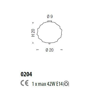 Потолочный светильник Sylcom Emisphera 0204 TOP