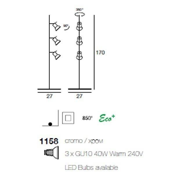 Торшер Linea Light Spot collection 1158 Торшер Linea Light Spot collection 1158