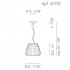 Подвесной светильник Axo Light Bell SP BEL 045 Bianco SPBEL045E27BCXX Подвесной светильник Axo Light Bell SP BEL 045 Bianco SPBEL045E27BCXX