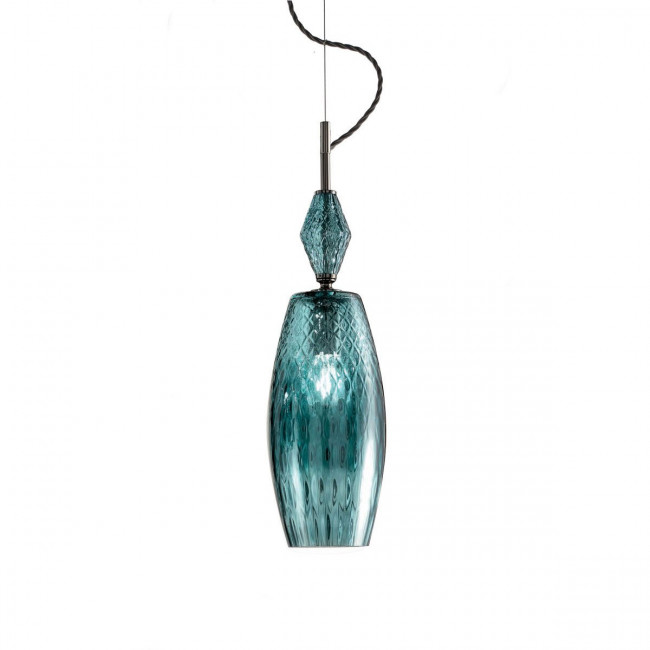 Подвесной светильник Euroluce Mood Rebel S1 nichel teal blu Подвесной светильник Euroluce Mood Rebel S1 nichel teal blu