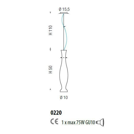 Подвесной светильник Sylcom Diva 0220 CR