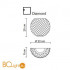 Настенный светильник Fabbian Diamond D82 D99 00 Настенный светильник Fabbian Diamond D82 D99 00