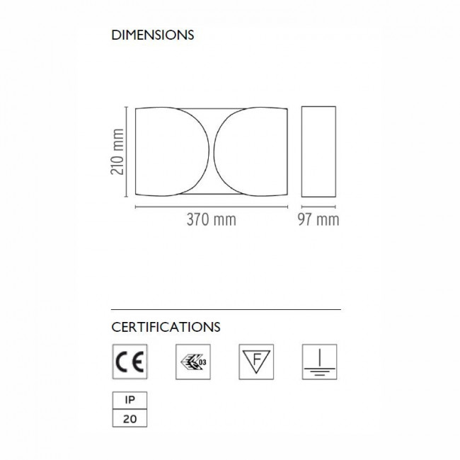 Настенный светильник Flos Foglio Chrome F2400057 Настенный светильник Flos Foglio Chrome F2400057