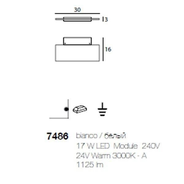Настенный светильник Linea Light Dublight 7486 Настенный светильник Linea Light Dublight 7486