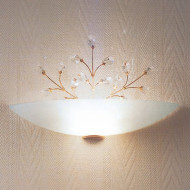 Настенный светильник Prearo Giardino di Cristallo 1937/AP/A/24K Настенный светильник Prearo Giardino di Cristallo 1937/AP/A/24K