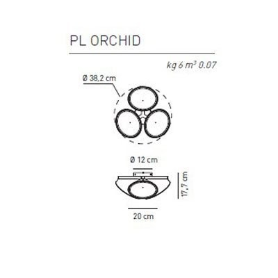 Потолочный светильник Axo Light Orchid PL ORCHID BC XX LED Потолочный светильник Axo Light Orchid PL ORCHID BC XX LED
