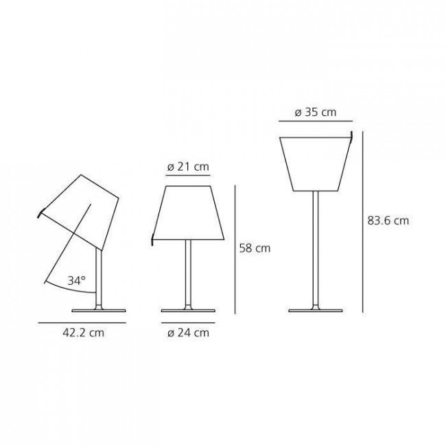 Настольная лампа Artemide Melampo tavolo 0315020A