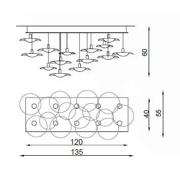 Потолочный светильник IlParalume MARINA 5529 2059 Потолочный светильник IlParalume MARINA 5529 2059