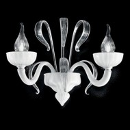 Бра IDL Epoque 446/2A сhrome / white Murano glass Бра IDL Epoque 446/2A сhrome / white Murano glass