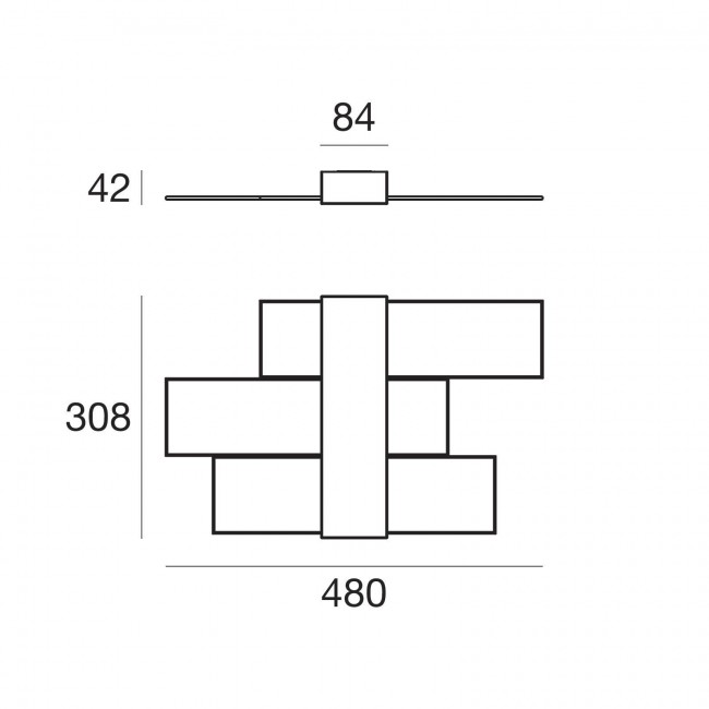 Потолочный светильник Linea Light Triad 90336 Потолочный светильник Linea Light Triad 90336