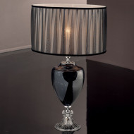 Настольная лампа Euroluce Pluton LP1 silver Black Настольная лампа Euroluce Pluton LP1 silver Black