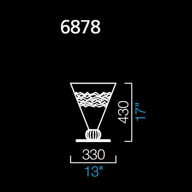 Настольная лампа Barovier&Toso New Rinascimento 6878/NN