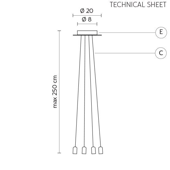 Основа подвеса Karman Ceraunavolta SE134 1S INT Основа подвеса Karman Ceraunavolta SE134 1S INT