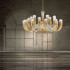 Люстра Euroluce Dea L12+6+6 gold Ambra Люстра Euroluce Dea L12+6+6 gold Ambra