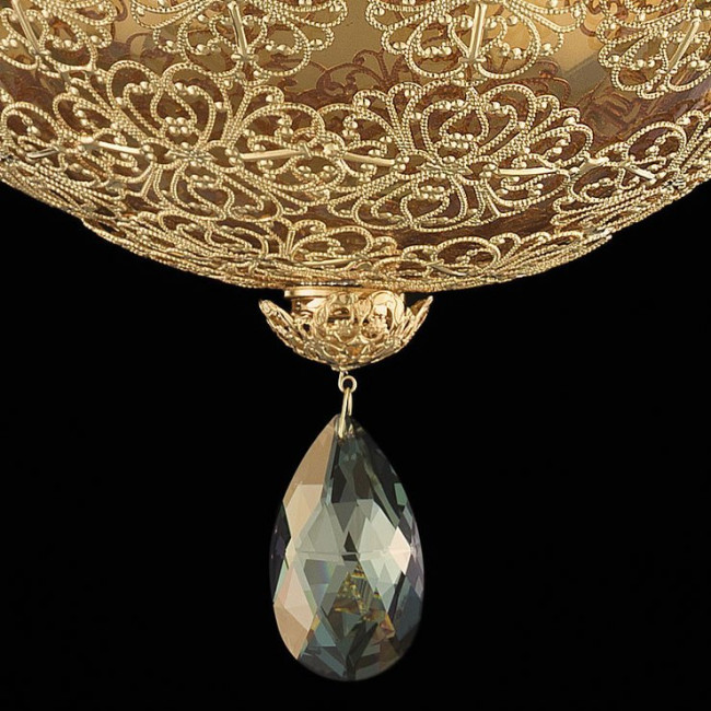 Люстра Euroluce Dea L12+6+6 gold Ambra Люстра Euroluce Dea L12+6+6 gold Ambra