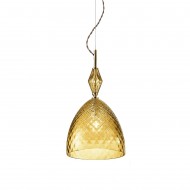 Подвесной светильник Euroluce Mood Serene S1 gold amber Подвесной светильник Euroluce Mood Serene S1 gold amber