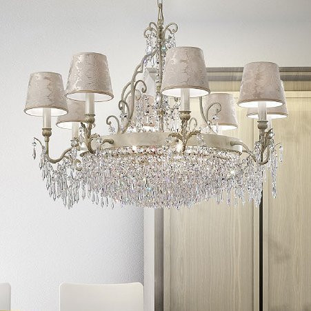 Люстра Masiero Glasse 8+4 V13 / DAM/14/IV Cut crystal Люстра Masiero Glasse 8+4 V13 / DAM/14/IV Cut crystal