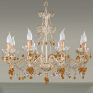 Люстра Renzo Del Ventisette "Sinuosa" L 13729/8 Perlinato DEC. 062 Люстра Renzo Del Ventisette "Sinuosa" L 13729/8 Perlinato DEC. 062