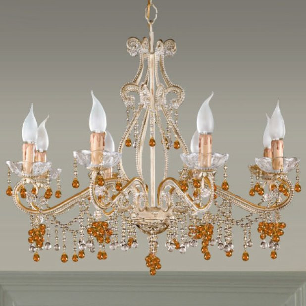 Люстра Renzo Del Ventisette "Sinuosa" L 13729/8 Perlinato DEC. 062