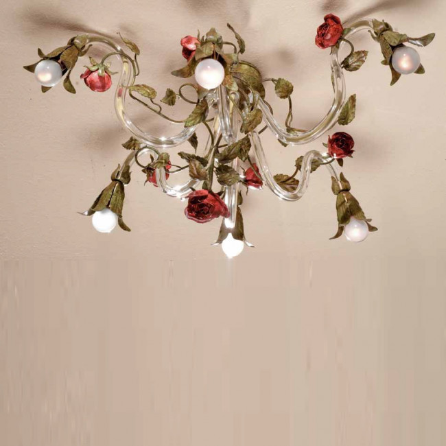 Потолочная люстра Passeri International Rose PL 6725/6 Dec. 039 Потолочная люстра Passeri International Rose PL 6725/6 Dec. 039