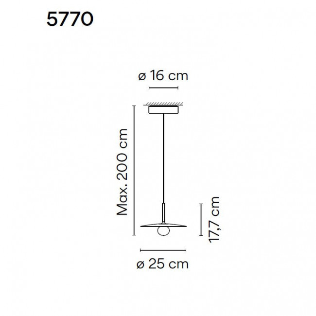 Подвесной светильник Vibia Tempo 5770 18 /1B Подвесной светильник Vibia Tempo 5770 18 /1B