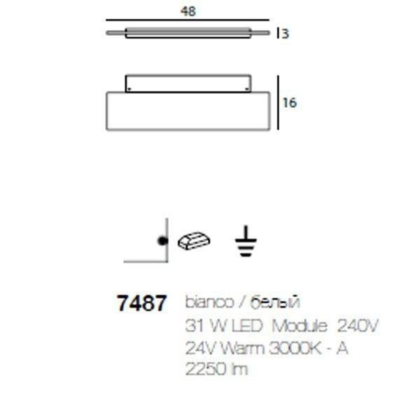 Настенный светильник Linea Light Dublight 7487 Настенный светильник Linea Light Dublight 7487