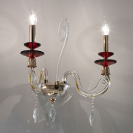 Бра Euroluce Aurora A2 gold ruby Бра Euroluce Aurora A2 gold ruby