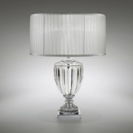 Настольный светильник Italamp 8075/P Transp. / NK / Ivory shade