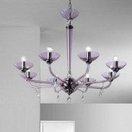 Люстра Beby Group Black tube DL33B02 Chrome Violet Cut Almond Люстра Beby Group Black tube DL33B02 Chrome Violet Cut Almond