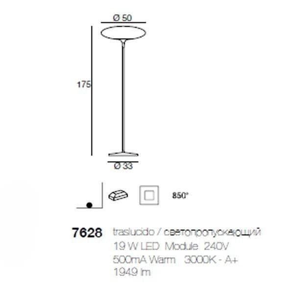 Торшер Linea Light Squash 7628 Торшер Linea Light Squash 7628