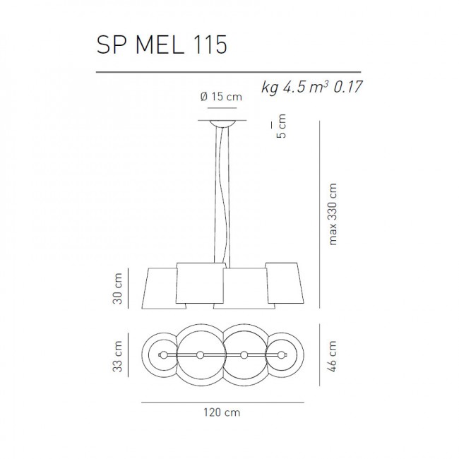 Подвесной светильник Axo Light Melting Pot SP MEL 115 FS Подвесной светильник Axo Light Melting Pot SP MEL 115 FS