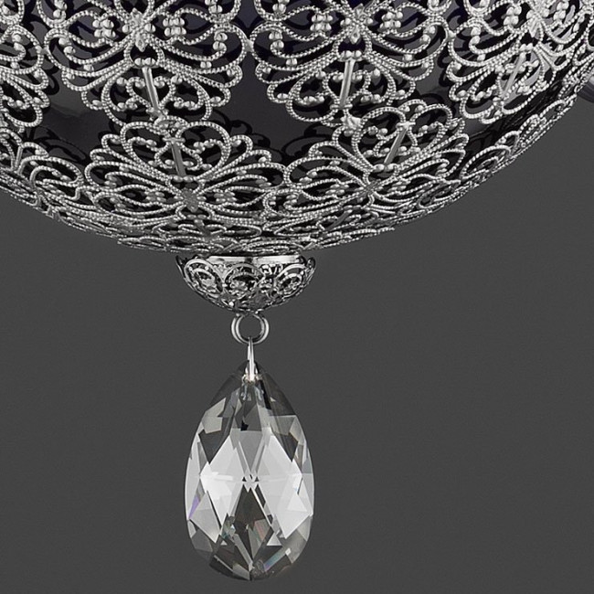 Люстра Euroluce Dea L8 nichel Blu Люстра Euroluce Dea L8 nichel Blu