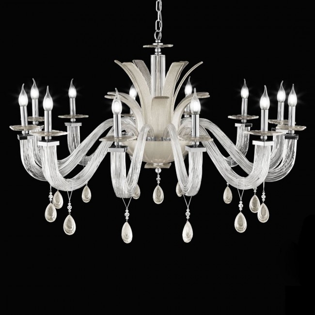 Люстра Euroluce Soar L12 silver Sheen silver Люстра Euroluce Soar L12 silver Sheen silver