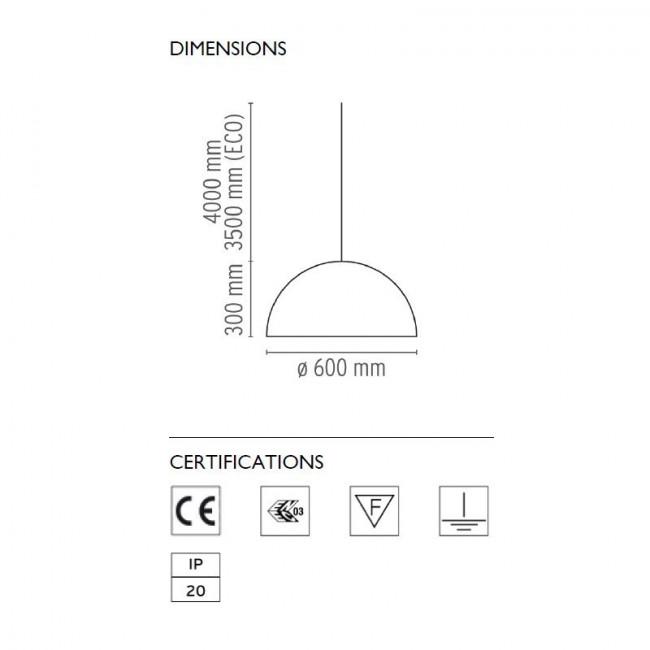 Подвесной светильник Flos Skygarden 1 ECO Matt rusty brown F6411047 Подвесной светильник Flos Skygarden 1 ECO Matt rusty brown F6411047