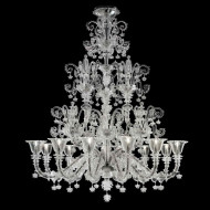 Потолочная люстра Barovier&Toso Venezia 1295 5715/12/CC Потолочная люстра Barovier&Toso Venezia 1295 5715/12/CC