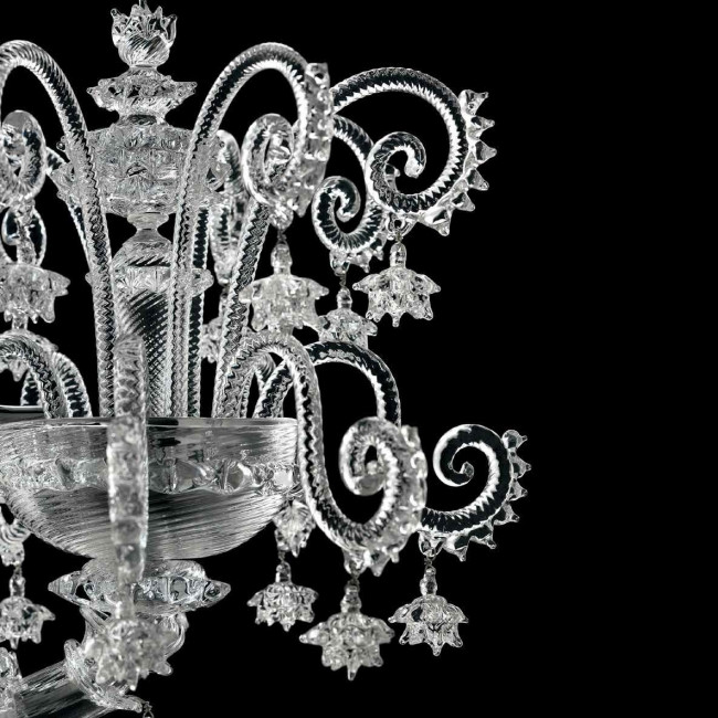 Потолочная люстра Barovier&Toso Venezia 1295 5715/12/CC