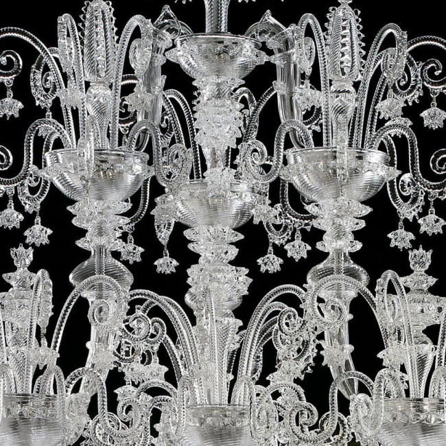 Потолочная люстра Barovier&Toso Venezia 1295 5715/12/CC