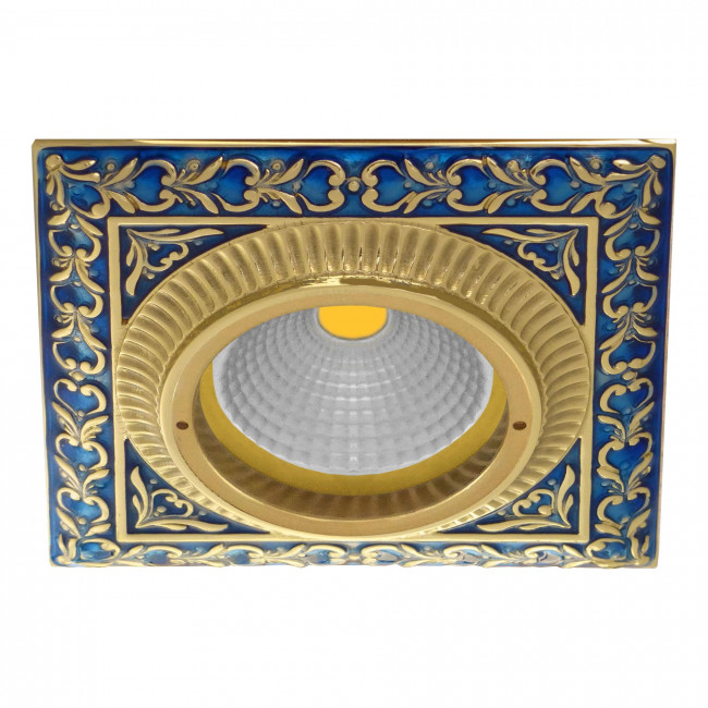 Встраиваемый спот (точечный светильник) FEDE Lighting Smalto Italiano Siena Square FD1005AZEN Встраиваемый спот (точечный светильник) FEDE Lighting Smalto Italiano Siena Square FD1005AZEN