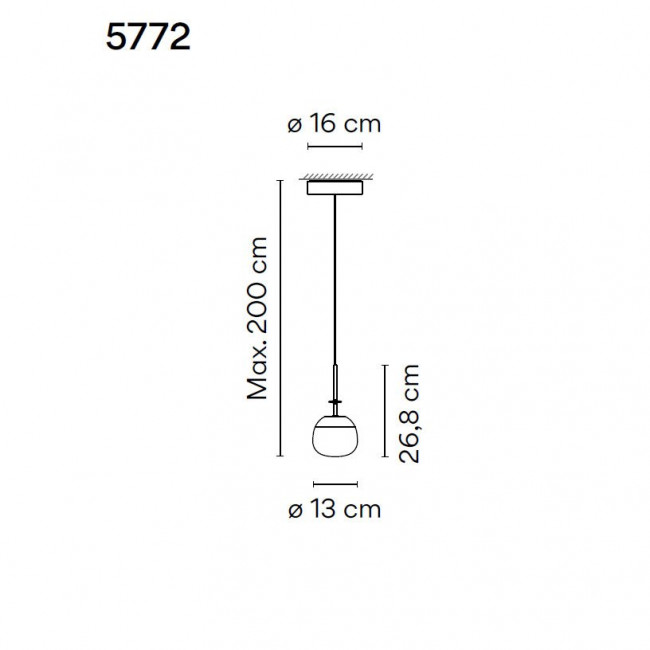 Подвесной светильник Vibia Tempo 5772 18 /1B Подвесной светильник Vibia Tempo 5772 18 /1B