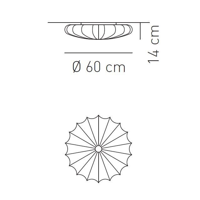 Настенно-потолочный светильник Axo Light Muse PL MUSE 60 VE PLMUSE60VEXXE27 Настенно-потолочный светильник Axo Light Muse PL MUSE 60 VE PLMUSE60VEXXE27