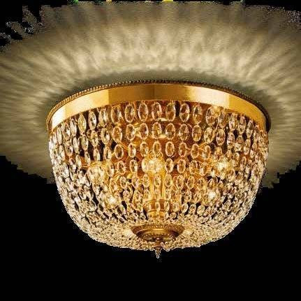 Потолочный светильник Beby Group Opera 2001/4PL Light gold CUT CRYSTAL Потолочный светильник Beby Group Opera 2001/4PL Light gold CUT CRYSTAL