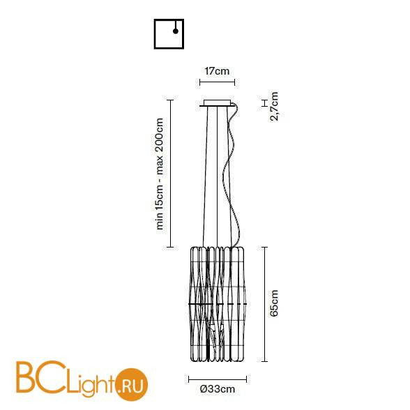 Подвесной светильник Fabbian Stick F23 A06 69 Подвесной светильник Fabbian Stick F23 A06 69